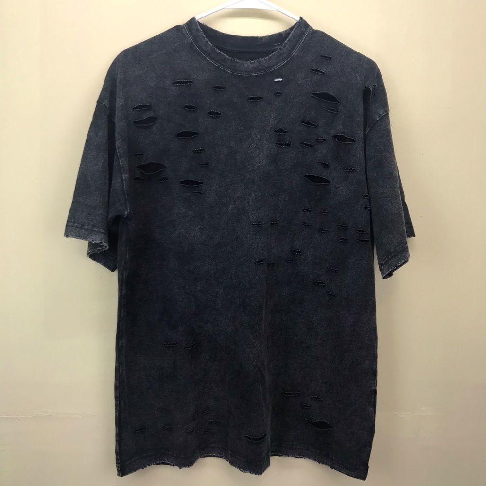 Black Distressed T-Shirt Unisex